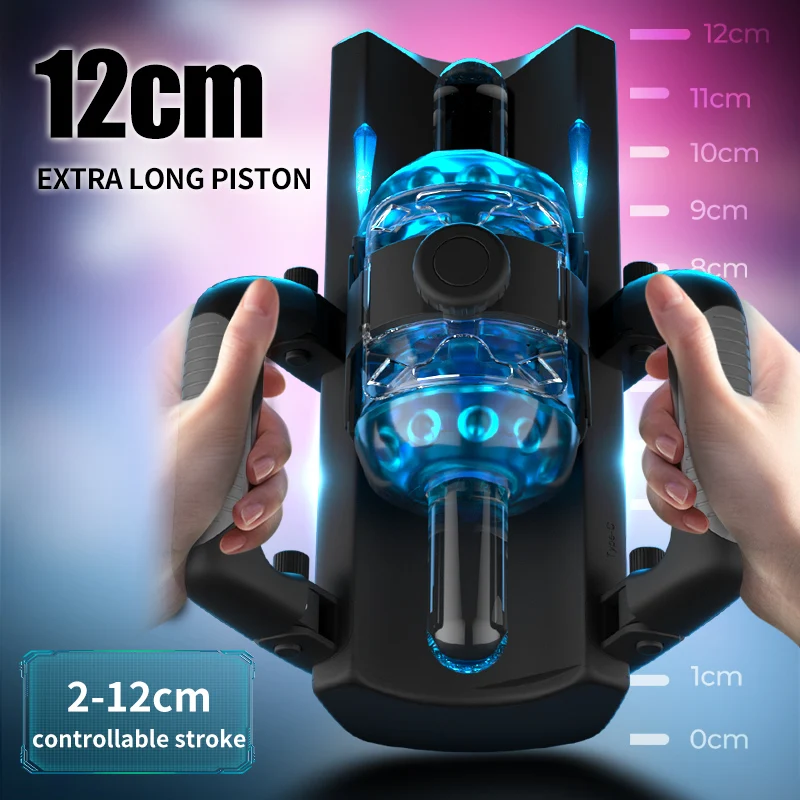LETEN THRUSTING-PRO – masturbateur masculin à grande vitesse, Machine automatique télescopique, tasse de Masturbation vaginale, jouet sexuel pour hommes – Image 5